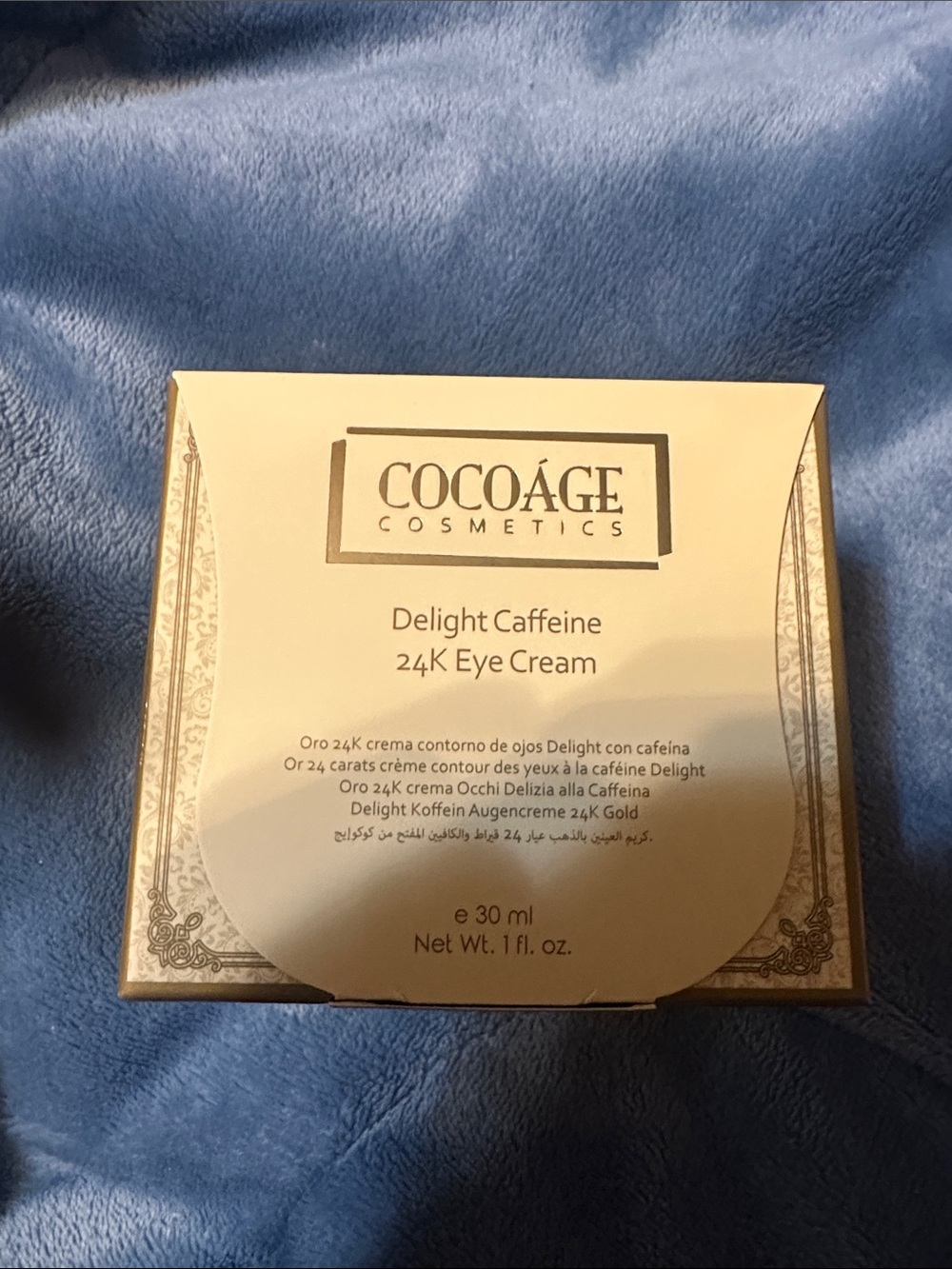 Cocoâge Delight Caffeine 24K Eye Cream - Cream